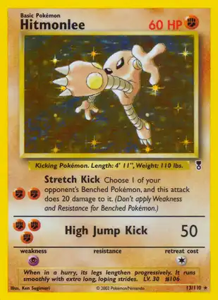 Hitmonlee 13/110 Legendary Collection