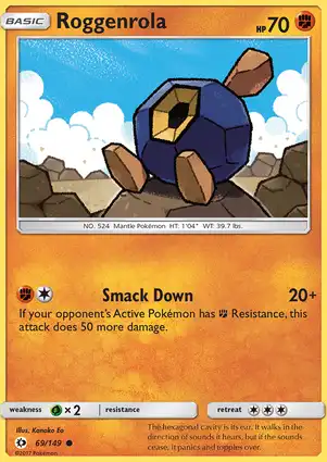 Roggenrola 69/149 Sun & Moon