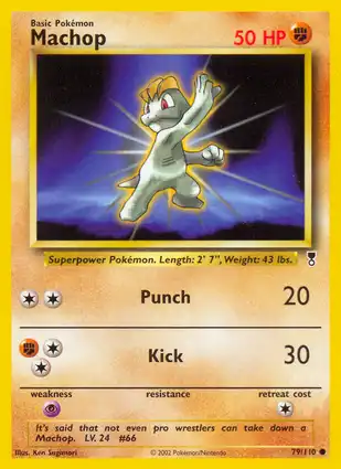 Machop 79/110 Legendary Collection