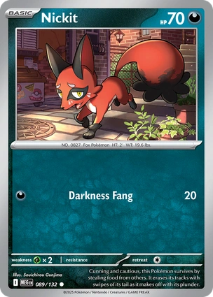 Nickit 089/132 Mega Evolution