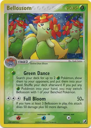 Bellossom 3/115 EX Unseen Forces