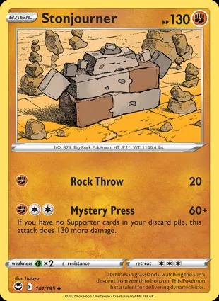 Stonjourner 101/195 Silver Tempest