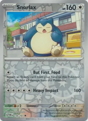 Snorlax 136/167 Twilight Masquerade