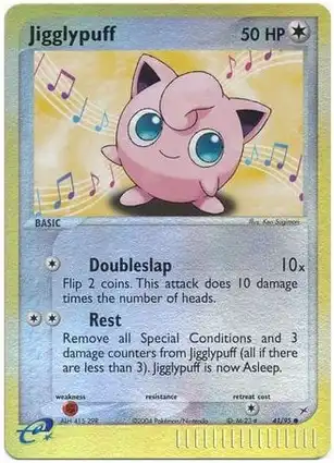 Jigglypuff 41/95 EX Team Magma vs Team Aqua