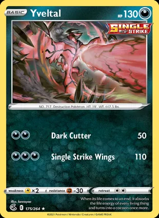 Yveltal 175/264 Fusion Strike