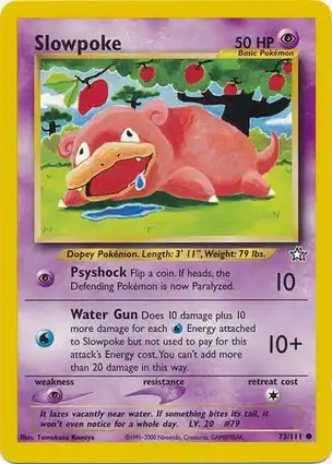 Slowpoke 73/111 Neo Genesis