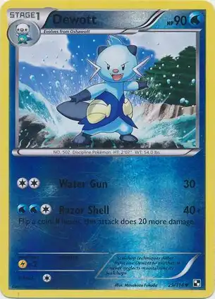 Dewott 29/114 Black & White