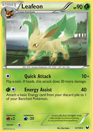 Leafeon 6/108 Dark Explorers