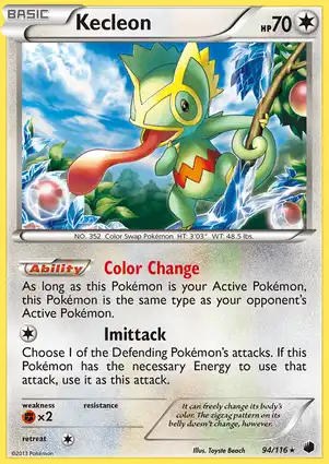 Kecleon 94/116 Plasma Freeze