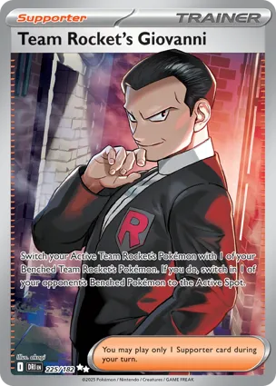 Team Rocket's Giovanni 225/182 Destined Rivals