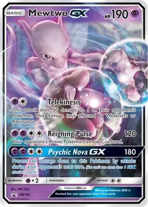 Mewtwo GX SM196 Sun & Moon Promos