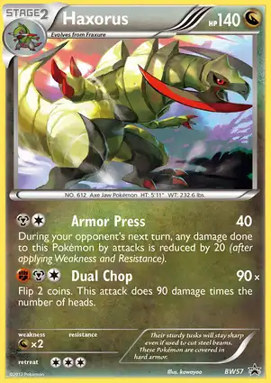 Haxorus BW57 Black & White Promos
