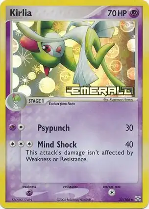 Kirlia 33/106 EX Emerald