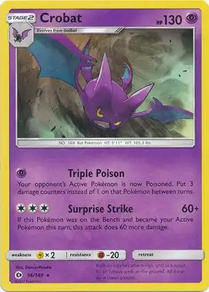 Crobat 56/149 Sun & Moon