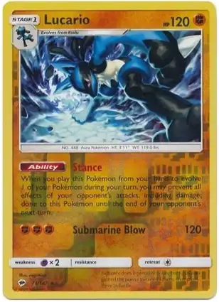 Lucario 71/147 Burning Shadows
