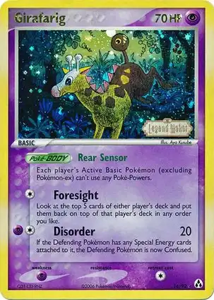 Girafarig 16/92 EX Legend Maker