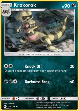 Krokorok 84/149 Sun & Moon