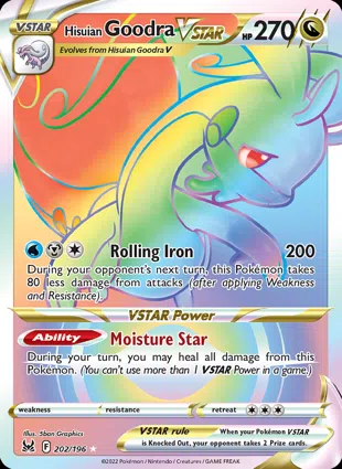 Hisuian Goodra VSTAR 202/196 Lost Origin