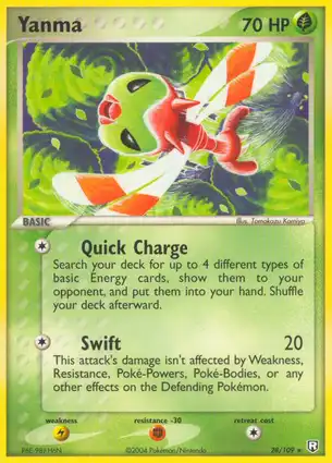Yanma 28/109 EX Team Rocket Returns