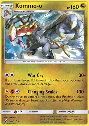 Kommo-o 77/111 Crimson Invasion