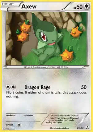 Axew BW16 Black & White Promos