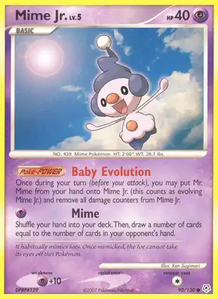 Mime Jr. 90/130 Diamond & Pearl