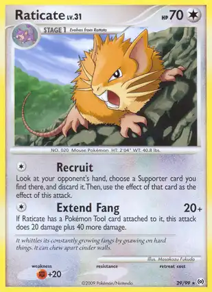 Raticate 29/99 Arceus