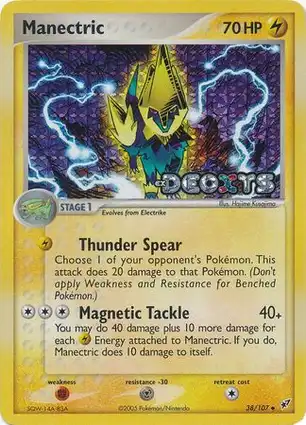 Manectric 38/107 EX Deoxys