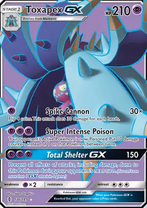 Toxapex-GX 136/145 Guardians Rising