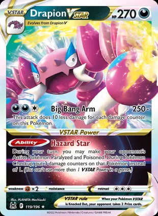 Drapion VSTAR 119/196 Lost Origin
