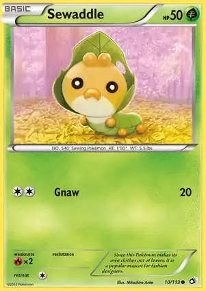 Sewaddle 10/113 Legendary Treasures