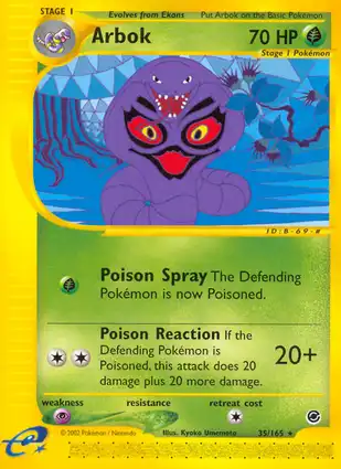 Arbok 35/165 Expedition Base Set