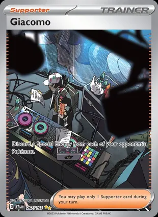 Giacomo 267/193 Paldea Evolved