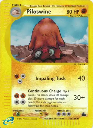 Piloswine 43/144 Skyridge