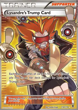 Lysandre's Trump Card 118/119 Phantom Forces