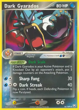 Dark Gyarados 36/109 EX Team Rocket Returns