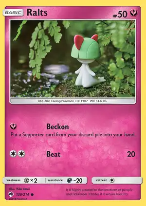 Ralts 139/214 Lost Thunder