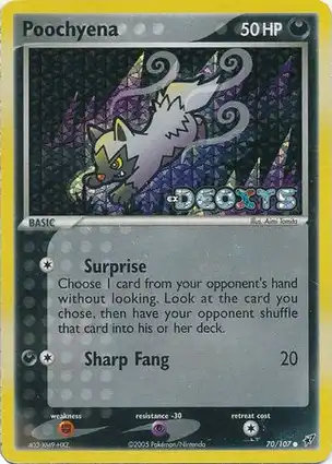 Poochyena 70/107 EX Deoxys