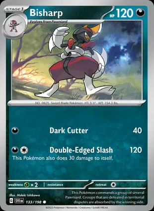 Bisharp 133/198 Scarlet & Violet
