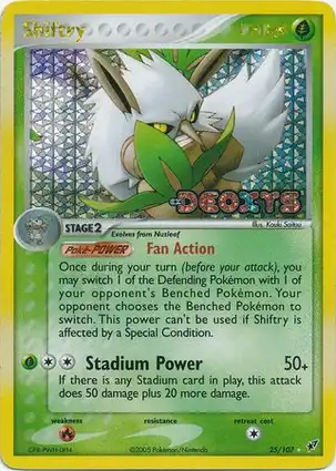 Shiftry 25/107 EX Deoxys