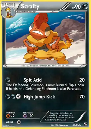 Scrafty 69/114 Black & White