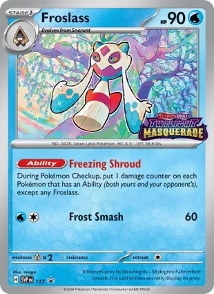 Froslass 117 Scarlet & Violet Promos