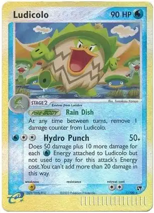 Ludicolo 7/100 EX Sandstorm