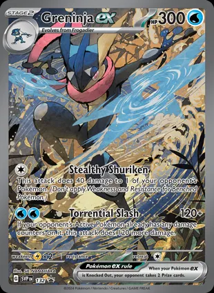 Greninja ex 132 Scarlet & Violet Promos