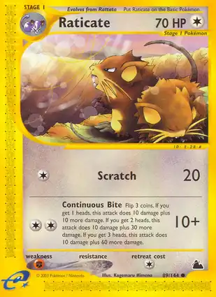 Raticate 89/144 Skyridge