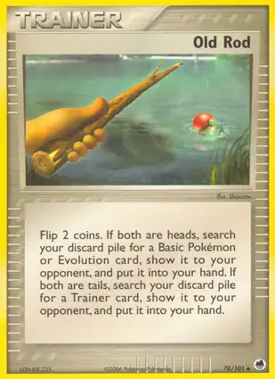 Old Rod 78/101 EX Dragon Frontiers