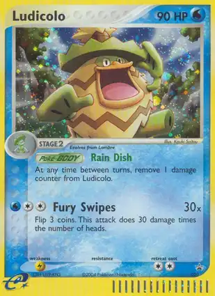 Ludicolo 020 EX Nintendo Promos