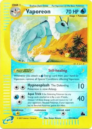 Vaporeon 33/144 Skyridge
