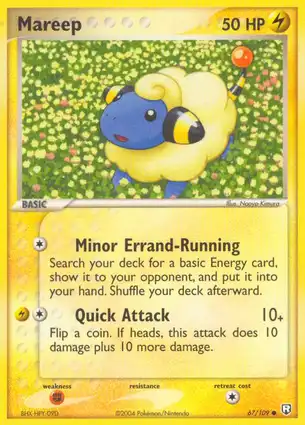 Mareep 67/109 EX Team Rocket Returns