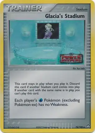 Glacia's Stadium 76/108 EX Power Keepers